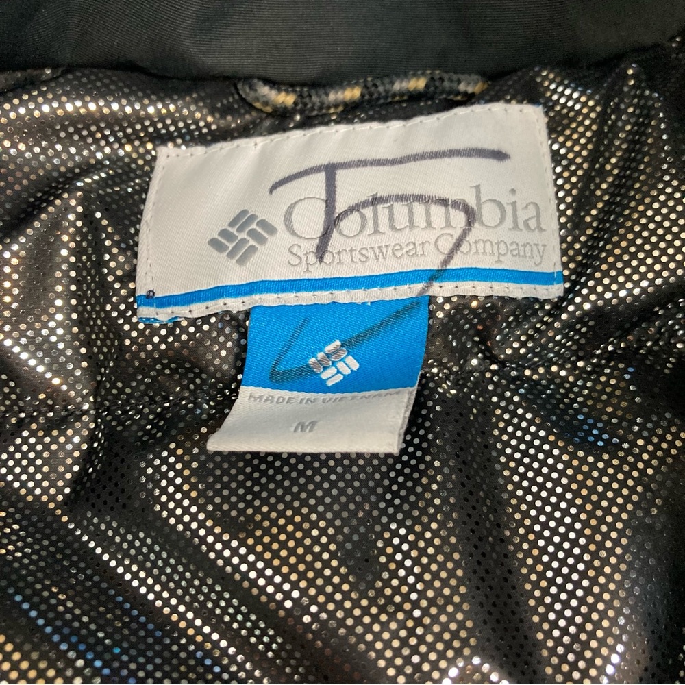 Heavy Duty Reflective Insulated Black Columbia Jacket - Picture 3 of 3